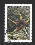 Sellos del Mundo : Africa : Tanzania : 1390 - Flor del Cactus