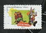 Sellos de Europa - Francia -  270 - Bugs Bunny y el Pato Lucas