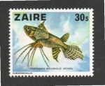 Stamps Democratic Republic of the Congo -  2 Pantodon buchholz