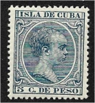 Stamps Cuba -  King Alfonso XIII