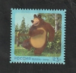 Stamps Russia -  8102 - Masha y Michka, serie de televisión