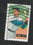 Stamps United States -  3839 - Jugador de beisbol, Mel Ott
