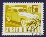 Stamps : Europe : Romania :  Coches