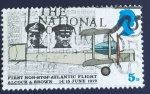 Stamps United Kingdom -  Vuelo transatlantico