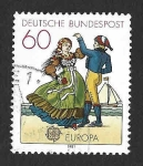 Stamps : Europe : Germany :  1350 - Trajes Típicos (EUROPA CEPT)