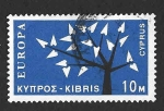 Sellos de Asia - Chipre -  219 - Árbol (EUROPA CEPT)