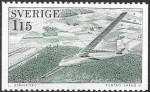Stamps Sweden -  aviación