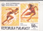 Stamps Madagascar -  OLIMPIADA MONTREAL'76