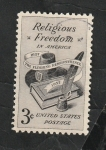 Stamps United States -  635 - Libertad religiosa
