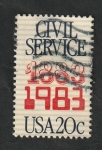Stamps United States -  1495 - Centº del Servicio Civil Federal