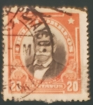 Stamps Chile -  Manuel Bulnes Prieto 