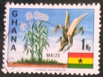 Sellos del Mundo : Africa : Ghana : Maiz
