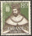 Stamps Spain -  1522 - LXXV Coronación Nuestra Sra. de La Merced, Jaime I