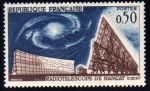 Stamps France -  Radiotelescopio de Nançay