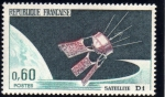 Stamps France -  Satelite D-1