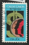 Stamps United States -  1521 - Ley de La Union de Crédito Federal, de 1934