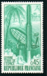 Stamps France -  Centro espacial de Kourou-Guyana