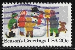 Stamps United States -  Navidad 1982