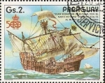 Stamps America - Paraguay -  Barcos Antiguos de la Armada Española