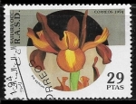 Stamps Morocco -  Flores - Iris xiphium