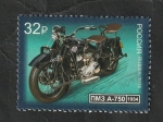 Sellos de Europa - Rusia -  8076 - Moto, PMZ A-750, de 1934