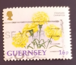 Stamps United Kingdom -  Flores