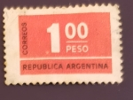 Stamps Argentina -  Cifras