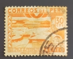 Stamps Peru -  Boca de riego. Rio Ica