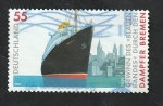 Sellos de Europa - Alemania -  2237 - 75 Anivº de la obtencion de Ruban Azul para el barco Bremen