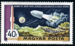 Stamps Hungary -   De la Tierra a la Luna: Julio Verne 