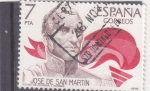 Stamps : Europe : Spain :  José de San Martín(45)