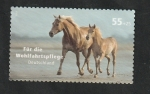 Stamps Germany -  2457 - Caballos