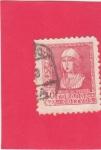 Stamps : Europe : Spain :  ISABEL LA CATÓLICA(45)