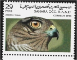 Stamps Morocco -  Aves, Accipiter nisus