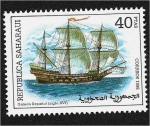 Stamps Morocco -  Galeón Español(Siglo XVI)