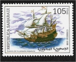 Sellos del Mundo : Africa : Marruecos : Galeón de la Armada Española