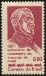 Stamps Brazil -  150 aniversario del nacimiento del VISCONDE DE MAUÁ.
