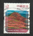 Stamps Hong Kong -  1946 - Port Island
