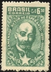 Stamps Brazil -  Centenario del nacimiento de Lázaro ZAMENHOF. Autor del Esperanto.