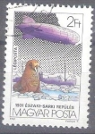 Stamps Hungary -  zepelin