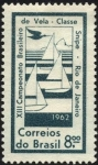 Stamps : America : Brazil :  VIII campeonato Brasilero de vela clase snipe. Río de Janeiro.