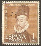 Stamps Spain -  1389 - Felipe II