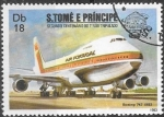 Sellos de Africa - Santo Tom� y Principe -  aviación