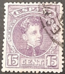 Stamps Spain -  Alfonso XIII. Tipo Cadete 