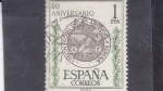 Stamps Spain -  50 aniversario unión postal de las Américas y España(45)