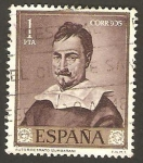 Stamps Spain -  1422 - Zurbaran, autoretrato