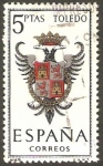 Sellos de Europa - Espa�a -  1696 - escudos capitales de provincia, toledo