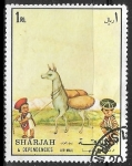 Stamps United Arab Emirates -  Niño peruano