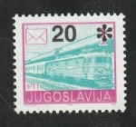 Sellos de Europa - Yugoslavia -  2422 - Locomotora eléctrica