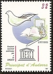 Stamps Andorra -  Comisión Nacional Andorrana para la UNESCO